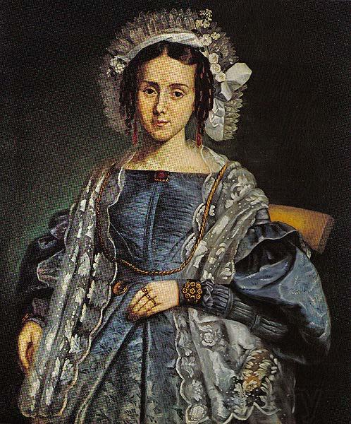 Antoine Plamondon Portrait of Madame Joseph Laurin Spain oil painting art